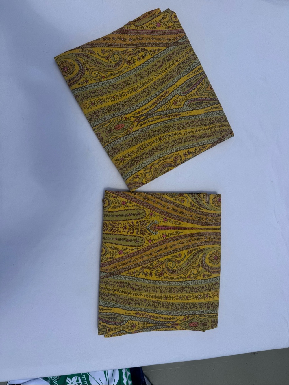 Yves Delorme Dandy European Sham set Paisley